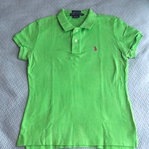 Ralph Lauren | Lime Green Skinny Fit Polo